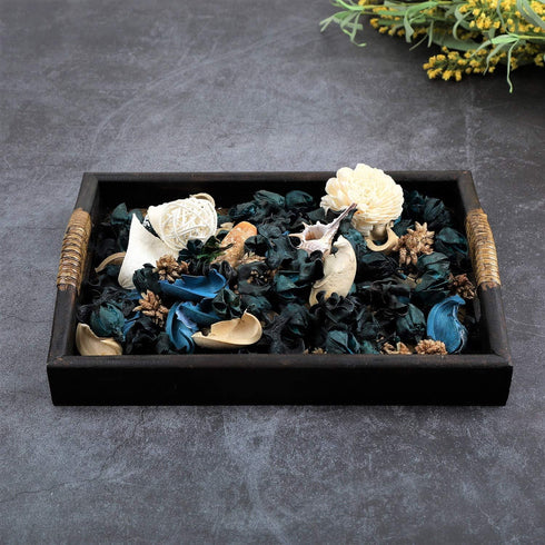 Qingbei Rina Summer Potpourri,Ocean Scent Potpourri Dried Flower,Blue Decorative Bowl Vase Filler, Home Fragrance Sachet, Beach Coastal Breeze Dec...