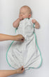 Amazing Baby Microfleece Sleeping Sack, Wearable Blanket with 2-Way Zipper, Use After Swaddle Transition, Playful Dots, Blue, Small 0-6 Month...