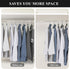 Hanger Connector Hooks – 50-Pack Clothes Hanger Connector Hooks – Space-Saving Hanger for Closet Organizer – Cascading Space Saver Hangers for Sma...