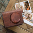 Fintie Protective Case for Fujifilm Instax Wide 300 Instant Film Camera - Premium Vegan Leather Bag Cover with Removable Strap, Vintage Brown...