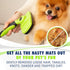 Self Cleaning Slicker Brush- for Dogs, Cats & Pets-One Click Cleaning Function-Gentle & Effective Cat, Pet & Dog Hair Remover-Dog Grooming Accesso...