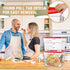 2 Pcs Lids for Square Commercial Food Storage Containers Polycarbonate Lids for 6 Qt and 8 Qt Food Storage Containers for Commercial Kitchen Dough...