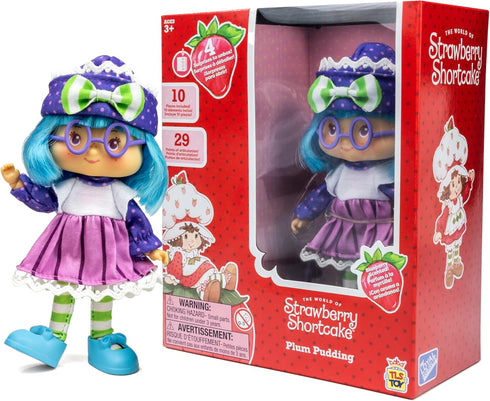 Strawberry Shortcake 'Limited Edition' Plum Pudding 5.5-inch Poseable Fashion Doll with 4 Surprise Reveal Accessories - SDCC 2024...
