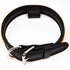 Premium Leather Dog Collar - Best Full Grain Heavy Duty Genuine Leather Collar (Orange, Medium)...