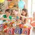chiazllta Baseball Party Favor Treat Boxes Gift Boxes Baseball Candy Cookies Snack Goody Cardboard Box with Handles for Kids Sports Party Supplies...