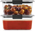 Rubbermaid Brilliance BPA-Free Food Storage Containers, Medium Deep, 4.7 Cup, 2-Pack, Airtight & Leak-Proof, Microwave & Dishwasher Safe...