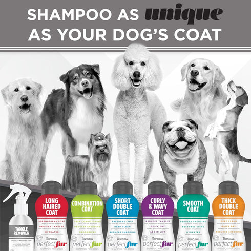 TropiClean Perfect FurDetangler Spray for Dogs - Made in USA - Detangling & Dematting Formula - Removes Mats & Knots for Gentle, Easy Brushing - N...