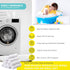 Spasilk Washcloth Wipes Set for Newborn Boys and Girls, Soft Terry Washcloth Set, Pack of 10, White, (010-WTE)...