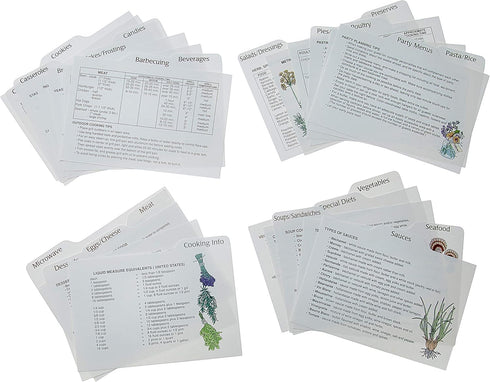 4-by-6-Inch Recipe Card Divider Set...