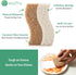 6 Pack Natural Kitchen Sponges, Compostable White Cellulose & Organic Coconut Scrubber Sponge for Washing Dishes, Kind Eco Friendly Non-Scratch & ...