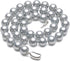 Seashell Pearl Necklace Single-Strand Handmade Beaded Necklaces for Ladies Dainty Faux Pearl Wedding Jewelry for Brides 18”...