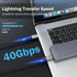 USB C Thunderbolt 4 Cable 3.3ft, USB4 Braided Cables 40Gbps, 8K 60Hz PD 100W Compatible with Thunderbolt 4/3, USB4/3, Type C, for iPhone 15/15 Pro...