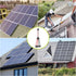 Solar Connectors for 2-3-4 Solar Panels,Tool-free Solar Cable Splitter, IP68 Waterproof Solar Wires Connectors,2to 4 Y Branch Parallel Adapter for...