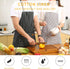 Tosewever 2 Pieces Kitchen Cooking Aprons, Cotton Polyester Blend Adjustable Bib Aprons with 2 Pockets for Women Men Chef Chef (Black/Brown Stripe...