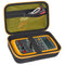 Comecase Hard Carrying Case for Fluke 87-V/ 87V Max/ 88V Digital Multimeter, Protective Travel Storage Bag - Black + Yellow Pocket...