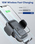 ZeeHoo Wireless Car Charger,15W Qi Fast Charging Auto-Clamping Car Mount, Dash, Air Vent Phone Holder Smart Sensor Auto Charging Cradle for iPhone...