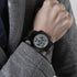 Mens Women Digital Watch Big Dial Light LED Swim Waterproof Rubber Band Alarm Black LED Watches 50MM...