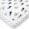 American Baby Company 2 Pack 100% Natural Cotton Fitted Pack and Play Sheets 39" x 27" - Soft & Breathable Pack N Play Sheets for Playard & Mini C...