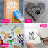 65pcs Reusable Cat Stencils for Painting on Wood,Cat Theme Painting Perfect for DIY Crafts, Scrapbooks, and Home Supplies...