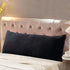 Reafort Ultra Soft Sherpa Body Pillow Cover/Case with Zipper Closure 21"x54" (21"x54" Body Pillow Cover, Black)...
