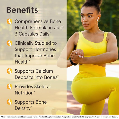 Jarrow Formulas BoneUp Three Per Day For Bone Support and Skeletal Nutrition, Includes Vitamin D3, K2 (as MK-7) and 1000 mg of Calcium Per Day, 18...