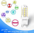 G9 LED Bulb Dimmable 5W 6000K Daylight Bright White, G9 40 Watt Halogen Replacement, AC120V G9 Bipin Base LED Bulbs for Chandelier Light, 0-100% D...