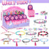 10set Charm Bracelet Making Kit - DIY Jewelry Making Supplies Bead Set, Art and Craft Gift for Girl, Princess Birthday Gift Party Favors | Girl Pr...