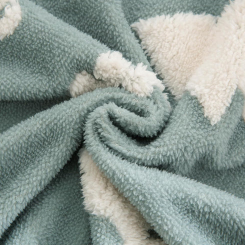 BORITAR 3D Fox Baby Blanket for Boys Girls Jacquard Fleece Fuzzy Toddler Nursery Blanket Soft Warm Cozy Blanket with 3D Animal Design for Infant o...