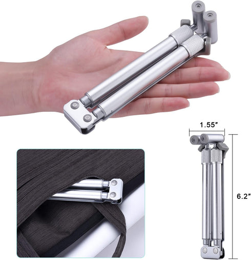 Portable Laptop Stand, Adjustable Laptop Stand for MacBook Pro, Aluminum Desk Foldable Compact Universal Computer Cooling Stand for 12 13 15 17 in...