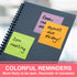 Sticky Notes Pads, 600 Sheets, 3x3 Inches, It is Perfect to Post for Office, Home and School, 12 Pads 12 Colors Sticky Notes Bulk...