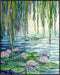 Posterizer 1 pcs-oil painting style-ethereal water lily pont-classics inspired 2-Landscape & Nature Art-Vintage Art-Gift for Art Lovers- unframed ...