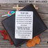 Inspirational Engraved Wallet Inserts to My Son from Mom, Gifts for Son with Motivational Quote, Wallet Insert Cards for Graduation Birthday Gift ...