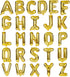 LIOZEOKUN Letter Balloons 16 Inch Mylar Foil Alphabet Letter A-Z Balloons Set for Wedding Birthday Party Decoration Banner Custom Phrase 26 Pieces...