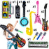 12 Pcs Inflatable Instruments,Inflatable Rock Star Toy Set,Inflatable Guitar,Blow up Guitar Inflatable Saxophone Inflatable Microphones Bass Lute ...