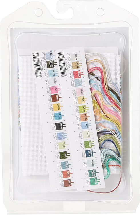 Dimensions Gold Collection Counted Cross Stitch Kit, Scenic Lighthouse, 18 Count White Aida, 5'' x 7''...