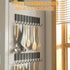Magnetic Key Holder For Fridge With 10 Hooks, Magnetic Utensil Holder For Wall, Strong Magnetic Key Hanger Hooks Organizer, Magnent Key Rack For K...