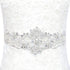 Pardecor Belt with Rhinestone Bridal Wedding Dress Belt Silver Crystal Rhinestone Pearl Belts Beaded Women's sash for Bridesmaid Gowns...