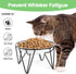 Ceramic Cat Bowls, 2 Pack - Raised, Whisker Friendly, Anti-Vomiting Cat Food Plates - Hygienic, Secure Material, Elegant Stand, 10 oz, for Indoor ...