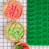 Mini Animal Silicone Mold - 70 Cavities Chocolate Candy Molds with Frogs, Lizards, Snails Shape for Making Gummy/Cake Decor/Fondant/Biscuits/Fruit...