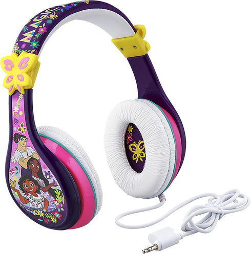 eKids Disney Encanto Headphones for Kids, Wired Headphones Includes Headphone Splitter...