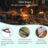 Garden Hoe All-Steel Hardened Hollow Hoe, Sharp Durable Garden Weeding Tools, Garden Edger Weeder Portable Household Vegetable Garden Shovel for B...
