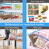 Sous Vide Bags 31Pcs, Reusable BPA Free Vacuum Sealer Bags Vacuum Food Storage Bags for Cooking/Food Storage/Microwave Heating - 24Pcs Vacuum Zipp...