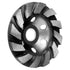 SUNJOYCO 4.5 inch Concrete Grinding Wheel, 12-Segment Heavy Duty Turbo Row Diamond Cup Grinding Wheel Angle Grinder Disc for Granite Stone Marble ...