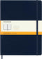 Moleskine Classic Notebook, Hard Cover, XL (7.5" x 9.5") Ruled/Lined, Sapphire Blue, 192 Pages...