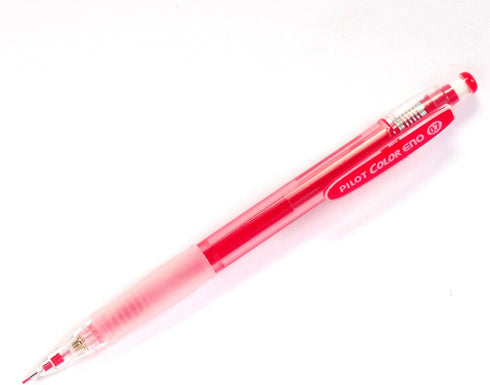 Pilot Color Eno Red Set, 0.7mm Mechanical Pencil + Mechanical Pencil Lead 0.7mm, Red, 10 Leads(Japan Import)...