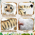 15'' Tiger Stuffed Animal, Stuffed Tiger Leopard Lion Animal Plush Toys Realistic Tiger Plush Gifts Leopard Lion Tiger Pillow Jungle Stuffed Anima...