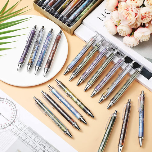 36 Pcs Bible Verse Ballpoint Pens Christian Gifts Pens for Women Religious Pens with Inspirational Quotes Motivational Quotes Pens for Religious S...