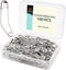 vrupin 100pcs Stainless Steel Curved Safety Pins for Quilting, Safety Pins Bulk Metal Silver Sewing Pins Clothing Clips Tool Decorative Safety pin...