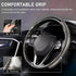Cartist Steering Wheel Cover, Carbon Fiber Steering Wheel Cover, Car Steering Wheel Cover for Men/Women, Anti-Slip, Comfortable Grip, Durable, Uni...