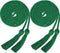 Yaomiao 2 Pieces Graduation Cords Polyester Yarn 2025 Honor Cord with Tassel for Graduation Students(Green)...
